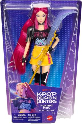 Lėlė Mattel KPop Demon Hunters Huntr/X Mira JRN34, 30 cm, įvairių spalvų