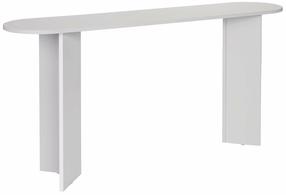 Staliukas Nordure Sira, baltas, 35 cm x 150 cm x 75 cm