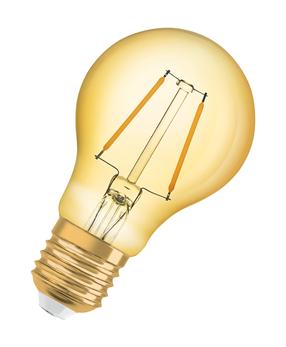 Spuldze Osram Deco LED, A60, 2400 °K, E27, 2.5 W, 220 lm
