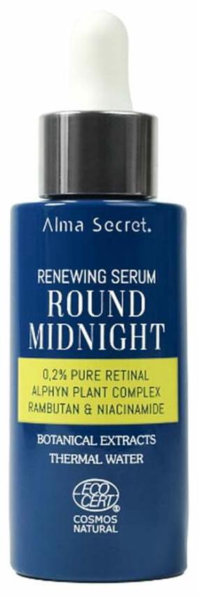 Сыворотка для лица, ночной Alma Secret Round Midnight 0.2% pure retinal, 30 мл, 35+