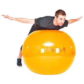 Vingrošanas bumbas Pezzi Physioball, dzeltena krās., 105 cm