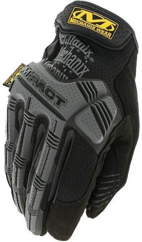 Darbo pirštinės Mechanix Wear M-Pact MPT-58-010, juoda sp./pilka sp., L, 2 vnt.