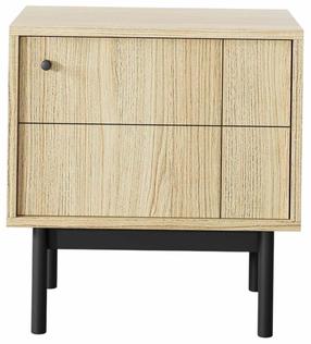 Naktinis staliukas Homla Japandi 247180, artea oak sp., 56.5 cm x 39 cm x 53.5 cm