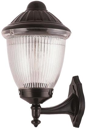 Sieninis lauko šviestuvas Opviq BAP-68210-BSY, 60W, E27, IP65, juoda sp., 30 cm x 43 cm