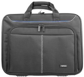 Nešiojamų kompiuterių krepšys Natec Doberman, juoda, 17.3"