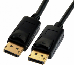 Kabelis Brackton DisplayPort Male - DisplayPort Male DisplayPort Male - DisplayPort Male 5m Black 4K Displayport, Displayport, 5 m, melna krās.