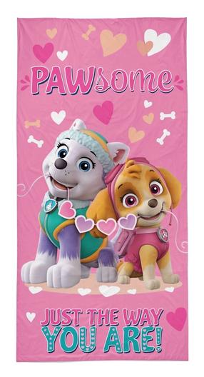 Vaikiškas rankšluostis Paw Patrol RD-138, rožinė sp., 140 cm x 70 cm