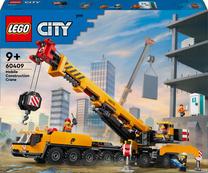 Prekė su pažeista pakuote. Konstruktorius LEGO® City Geltonas mobilus statybų kranas 60409