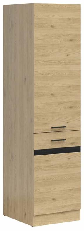 Laisvai pastatoma virtuvės spintelė Junona Line, bernstein oak sp., 57.5 cm x 50 cm x 195 cm