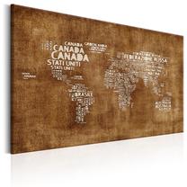 Kamštinė reprodukcija Artgeist The Lost Map [Cork Map - Italian Text] PINNWAND097, 60 cm x 40 cm