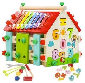 Образовательный Дом Kruzzel Multifunctional wooden assembly house 22564