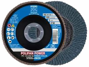 Šlifavimo diskas Pferd PFC125 Z50 SG Power Steelox, 125 mm x 22.23 mm