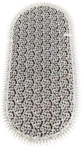 Stalo takelis ovalas GB01-2, balta sp., 90 x 150 cm