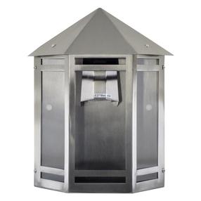 Nerūdijančio plieno sieninis šviestuvas I-Watts Outdoor, E27, 60 W