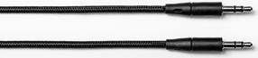 Kabelis Bullet AUX 3.5 mm, 3.5 mm, 1 m, juoda sp.