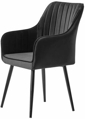 Valgomojo kėdė Kalune Design Nova 107BCK1184, matinė, juoda sp., 44 cm x 46 cm x 89 cm