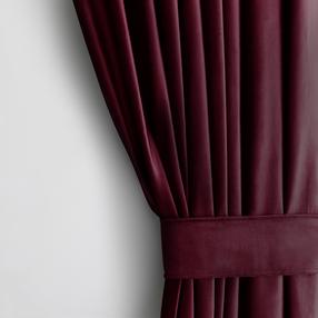 Öökardin, lipsuga Restilo Velvet, punane v., 140 cm x 245 cm