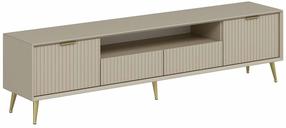 TV skapītis Kalune Design Luxe, sandstone, 35 cm x 180 cm x 45 cm