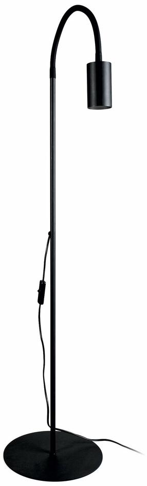 Торшер Nowodvorski Eye Flex, 10 Вт, GU10, черный цв.