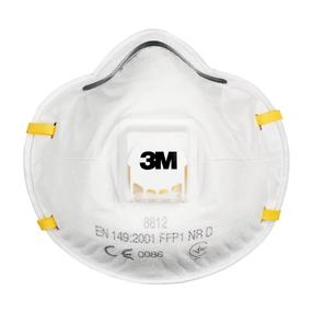 Respirators, ar vārstu 3M FFP1, balta krās.