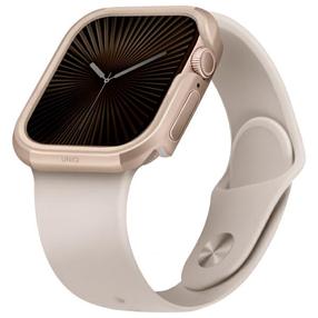 Pulksteņa siksniņa Uniq Valencia Apple Watch, zelta krās.