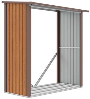 Sodo malkinė Hardmaister Denver, 89 cm x 182 cm x 190 cm, ruda sp./oranžinė sp.