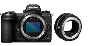 Sistēmas fotoaparāts Nikon Z 6II + FTZ II Mount Adapter, melna krās.