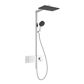 Dušas komplekts ar termostata jaucējkrānu Hansgrohe Raindance Alive Q, hroma krās.