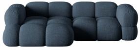 Kampinė sofa Cosmopolitan Design Loretto Sorella 77, tamsiai mėlyna (navy) sp., kairinė, 147 x 250 cm x 68 cm