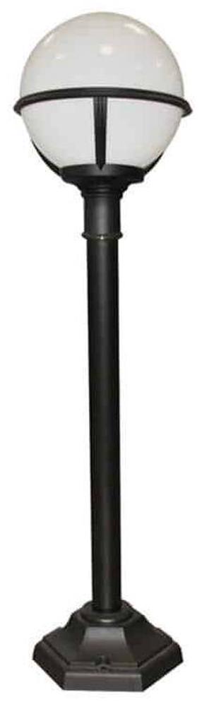 Brīvi stāvošs āra gaismeklis Elstead Lighting Glenbeigh Pillar, 60W, E27, IP44, melna krās., 27 cm x 106 cm