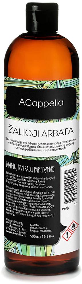 Kodulõhnastaja ACappella Green Tea Reed Diffuser Refill, 500 ml