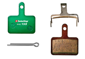 Piduriklotsid SwissStop BR-M525/575/486, metall, roheline v.
