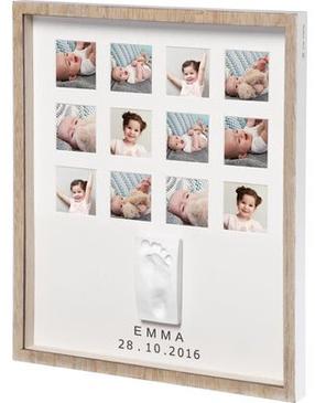 Nuotraukų rėmelis Baby Art My Very First Year Wooden, smėlio sp.