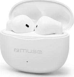 Bezvadu austiņas Muse M-270 TWS, balta krās.