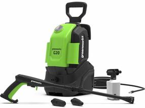Elektriska augstspiediena mazgātājs Greenworks G20, 1500 W, 110 Bar