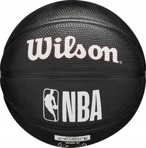 Basketbola bumba Wilson NBA Dribbler Miami Heat Mini, 3 izmērs, melna krās.