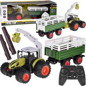  Rc трактор Farm Machine Grab Truck, зеленый цв.