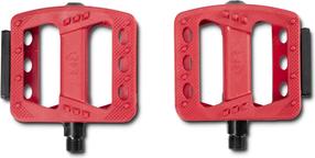 Pedalas RFR Flat HQP CMPT PEDL170, aliuminis/plastikas, raudona sp., 2 vnt.