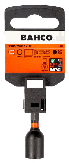 Шестигранная головка Bahco Magnetic, 50 мм, 10 мм, 1/4"