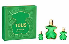 Dovanų komplektas moterims Tous Love Me Emerald Elixir, 3 vnt.