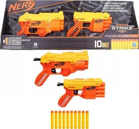 Žaislinių ginklų rinkinys Hasbro Nerf Alpha Strike E8872 Geltona sp./Oranžinė sp.