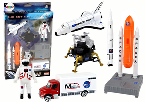 Набор фигурок Lean Toys The Skys Not The Limit, 8 шт., белый цв.