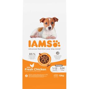 Sausas šunų maistas IAMS Advanced Nutrition S/M, vištiena, 12 kg