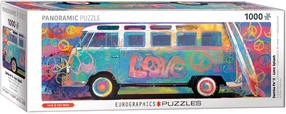 Puzle Eurographics Panoramic Love Bus 6010-5549, 99 cm x 33 cm, 1000 gab., daudzkrāsaina