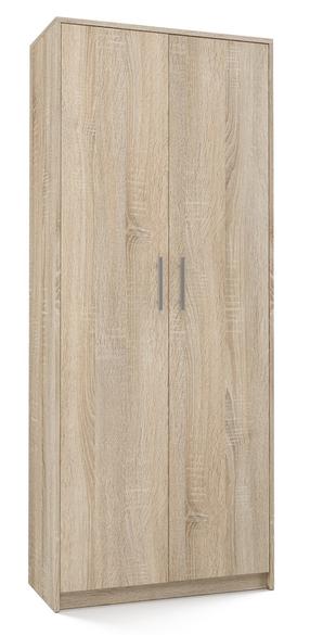 Biuro spinta Oliv 2D, ąžuolo sp., 180 cm x 74 cm x 35 cm