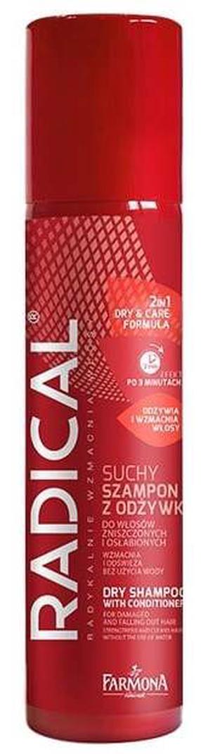 Sausais šampūns Farmona Radical 2in1 Dry and Care, 180 ml