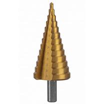 Pakopinis grąžtas Högert HT6D324, medienai/metalas/plienui, hss, šešiakampis, 4-39 mm x 8 cm