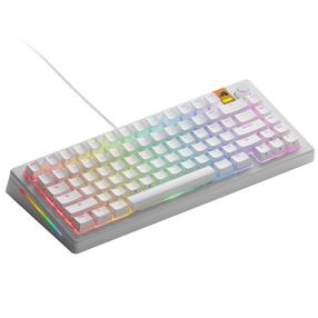 Проводная игровая клавиатура Glorious GMMK 3 HE Glorious Fox HE, Английский (US), белый цв.