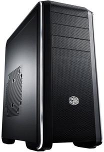 Datora korpuss Cooler Master, melna krās.
