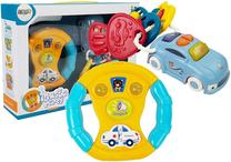 Edukacinis vairas Lean Toys Music Party, 14 cm, įvairių spalvų, 2 vnt.